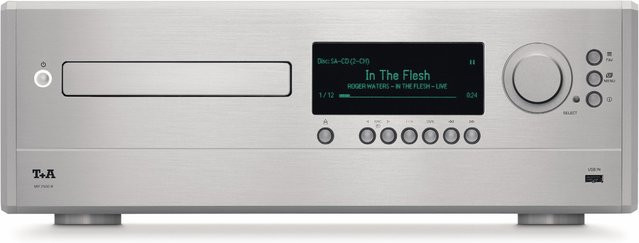 T+A MP 2500 R (V1.0) Netzwerkspieler in Silber mit Wi-Fi, Bluetooth und USB-C - Bild 1