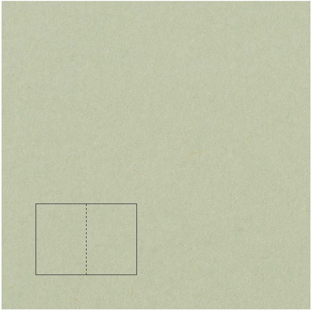 Rico Design Paper Poetry Klappkarten Essentials B6, 5 Stück, Lindgrün - Bild 1