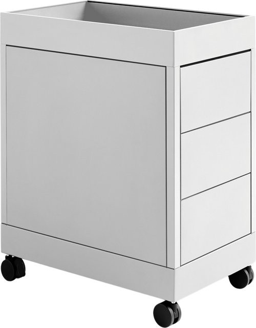 HAY New Order Trolley aus lackiertem Stahl in Grau mit Rollen - Bild 1