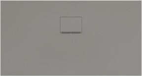 Villeroy & Boch Duschwanne Squaro Infinity aus Mineralguss, Grau, B/T/H: 130 x 70 x 4 cm, für bündige Installation - Bild 1