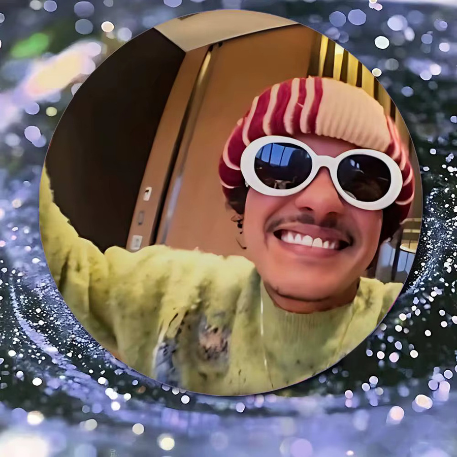Mesuca Brosche, Metall, rund, multicolor, Bruno Mars - Bild 3