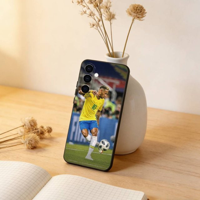 Neymar Handyhülle für Samsung Galaxy A71 5G, weiche Schutzhülle in Schwarz und Multicolour - Bild 1
