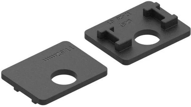 FeNau Gummieinlage für VSG-Glas 11,52 mm Modell 26 in Schwarz - Bild 1