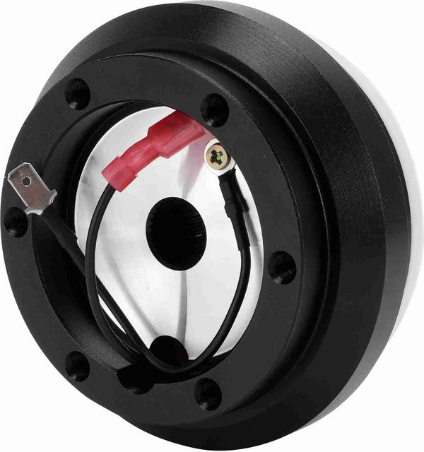 TOMTOP JMS Lenkrad Kurze Hub Adapter Basis in Schwarz passend für Honda Civic Del Sol Accord Prelude CRX - Bild 1