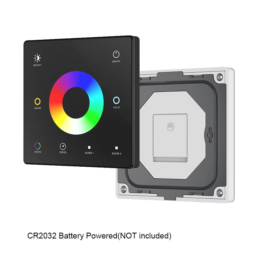 Tuya Zigbee 3.0 RGB+CCT LED Controller Dimmer RGBCW für 12V und 24V mit 4-Zonen Touch Panel und Smart Life App Kompatibilität für Alexa und Google Home - Bild 4
