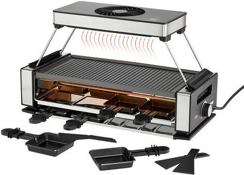 Unold Raclette in Schwarz aus Edelstahl - Bild 1
