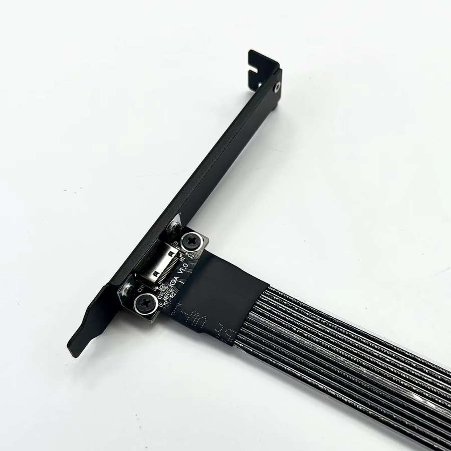 ADT-Link M.2 auf Oculink Verlängerungskabel NVMe M-Key auf SFF 8612/8611 PCIe 5.0/4.0 X4 Adapter Schwarz - Bild 5
