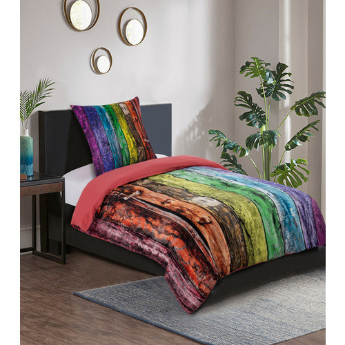 Sanilo Bettwäsche 2-teilig Rainbow, bunt, Baumwolle, B/H: 135 x 200 cm, Kissen: 80 x 80 cm - Bild 4