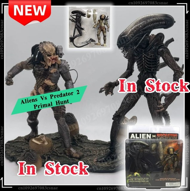 NECA Alien Vs Predator, Sammelfigur, bewegliches Modell, 2-teiliges Set - Bild 1
