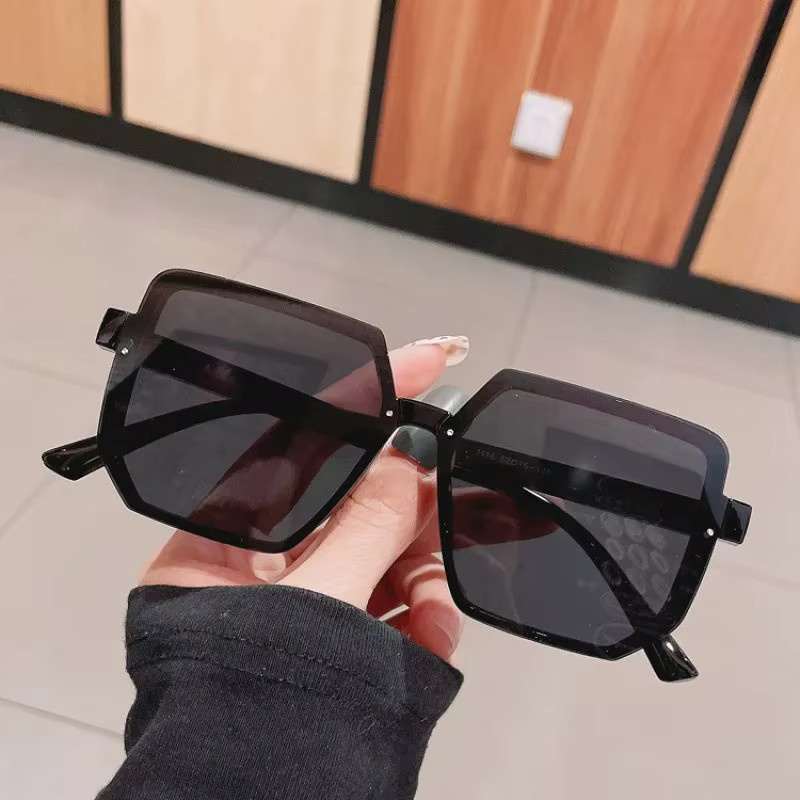 Viewring Sonnenbrille, Vollrand, quadratisch, Schwarz, Unisex, Kunststoff - Bild 2