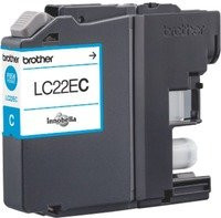 Brother Tintenpatrone Cyan LC-22EC für Inkjet-Drucker MFC-J5920DW - Bild 1