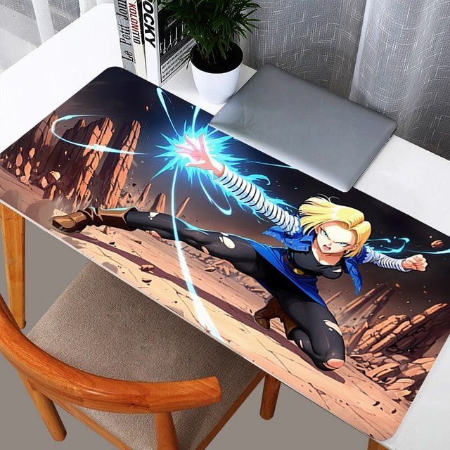 Bandai Dragon Ball Android 18 Gaming Mauspad XXL Multicolor B/T: 90 x 40 cm - Bild 1