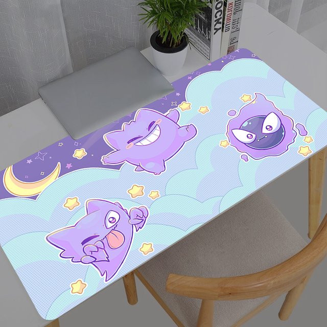 Potdemiel Gaming Mauspad Pokemon Pikachu Gengar Multicolor - Bild 1