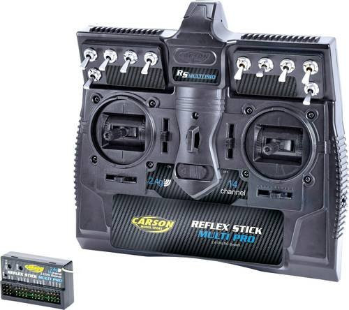 Carson Modellsport Reflex Stick MULTI PRO 14 Hand-Fernsteuerung 2,4GHz mit 14 Kanälen - Bild 1