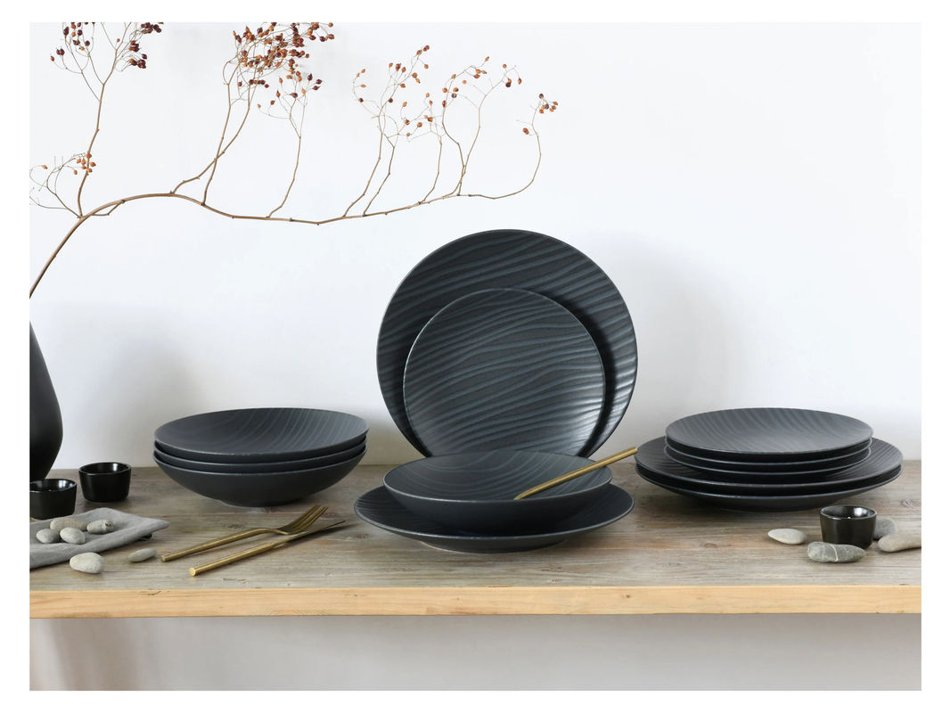 CREATABLE Kombiservice Waves Black, 12-teilig - Bild 2