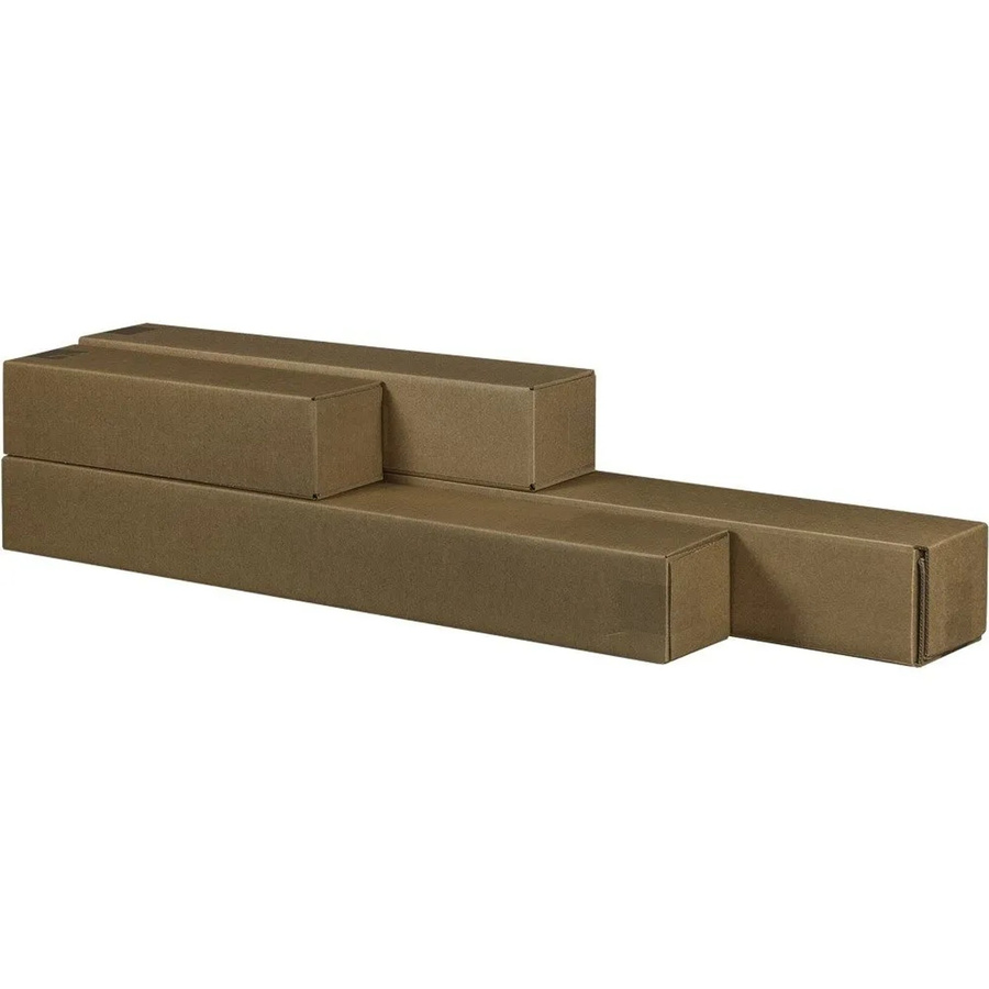 PROREGAL Versandbox aus Wellpappe, quadratisch und teleskopierbar, Braun, B/T/H: 10,5 x 10,5 x 10,5 cm, bis 1400 mm Länge - Bild 2