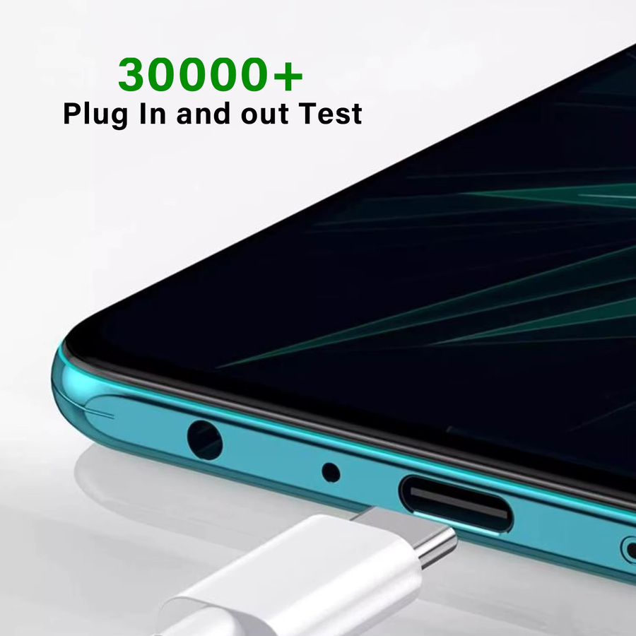 Tonsiny USB-A auf USB-C Schnellladekabel 100 W in Weiß für Oppo Reno12 Find X8 OnePlus 12 Nord N30 und Realme 13/14 - Bild 6