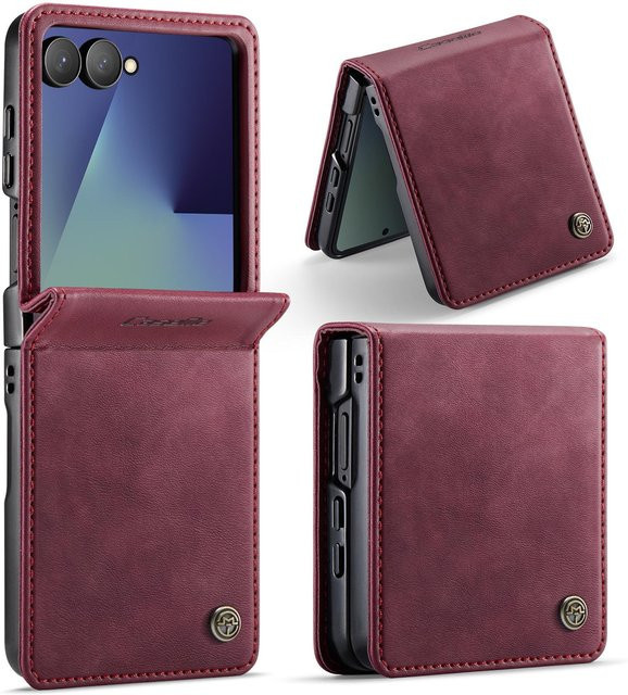 CaseMe Matte Schutzhülle für Samsung Galaxy Z Flip7 und Z Flip8 in Rot - Bild 1