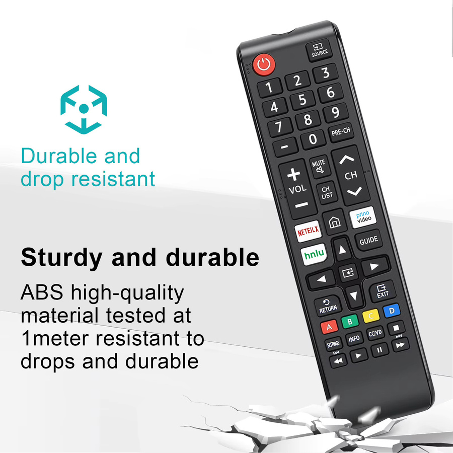 Samsung Ersatz-Fernbedienung BN59-01315J in Schwarz für LCD LED HDTV 3D Smart TVs - Bild 3