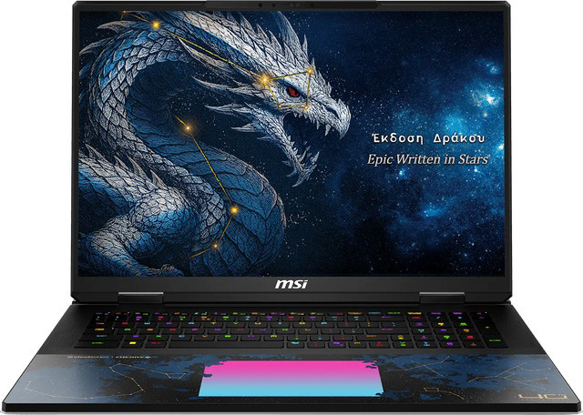 MSI Titan 18 HX Dragon Edition Draco Epic A2WJ-1218 Gaming-Notebook in Schwarz mit 18 Zoll UHD+, Intel Ultra 9 290HX Plus, 96GB RAM und 2TB SSD - Bild 2