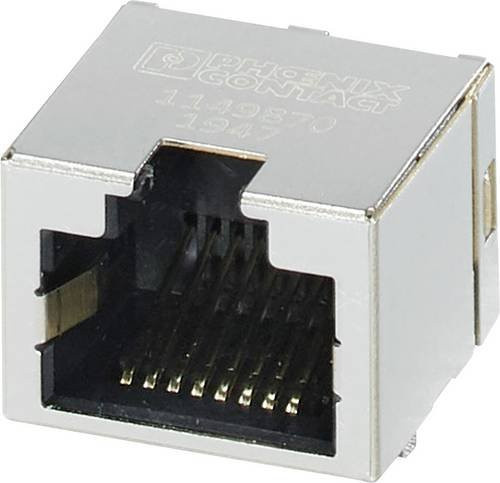 Phoenix Contact 1149870 Leiterplattensteckverbinder mit 8 Polen in Silber für Ethernet/LAN (80 Stück) - Bild 1