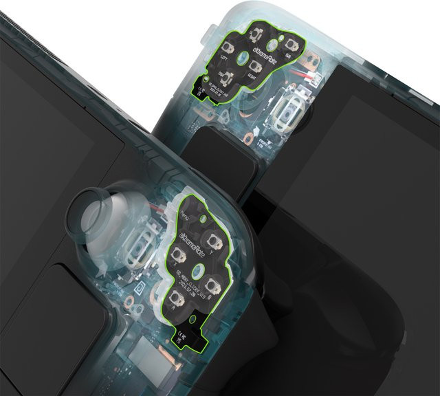 eXtremeRate Face Clicky Kit für Steam Deck LCD mit Dpad und Menü Tasten - Bild 1