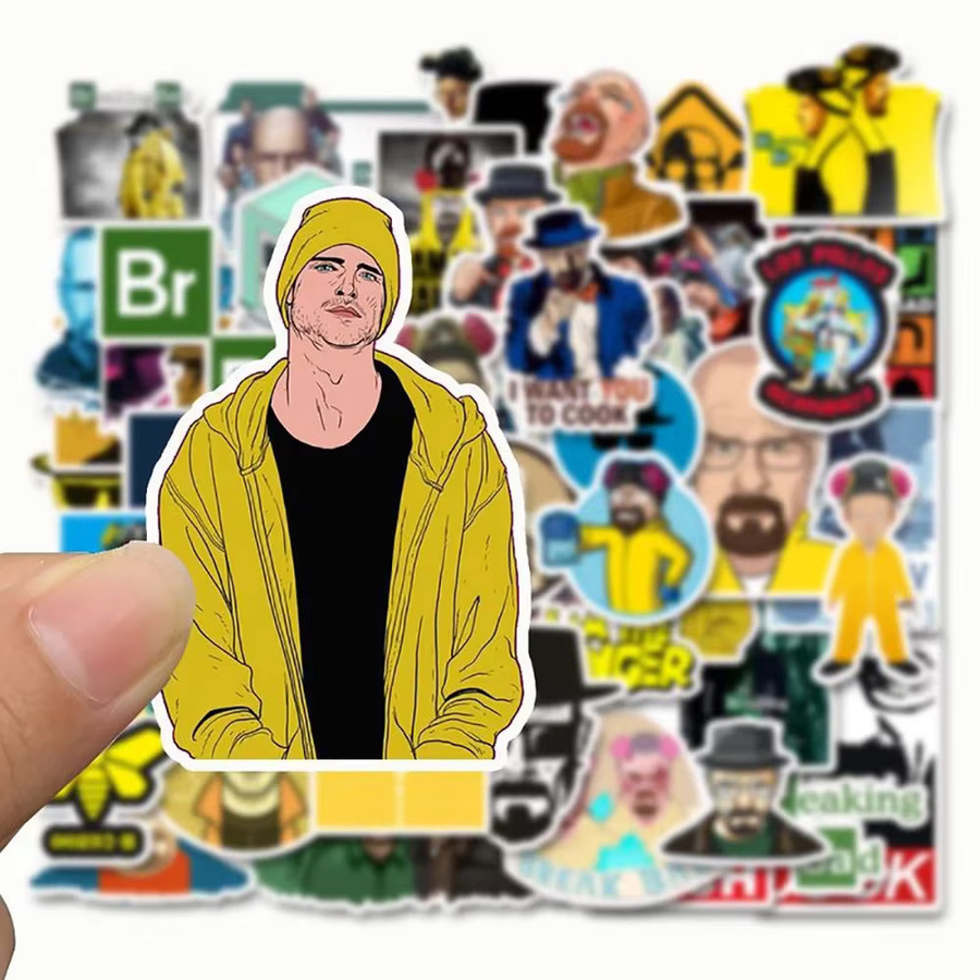 GOGOTU Breaking Bad Aufkleber, 50 Stück, Kunststoff, Bunt / Mehrfarbig - Bild 3
