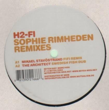 Sophie Rimheden - H2-Fi (Remixe) 12-Zoll Vinyl LP von Mitek, Electronic, 2004, Weiß - Bild 1