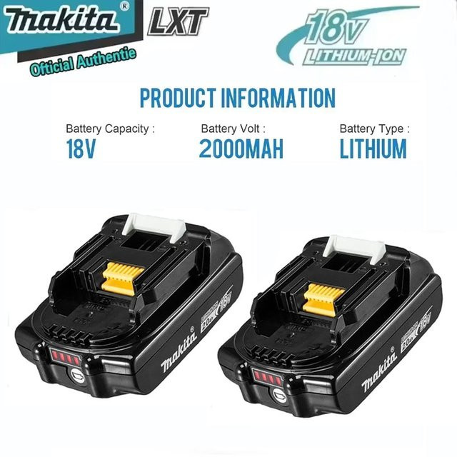 Makita Lithium-Ionen-Akku 18V 2.0Ah in Schwarz - Bild 1