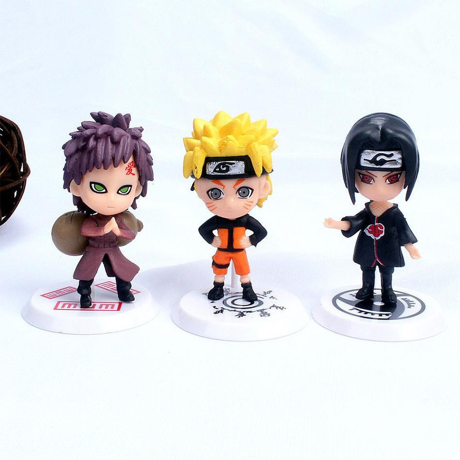 Fashnics Naruto Shippuden Actionfigur PVC Set 6-12 Stück - Bild 3