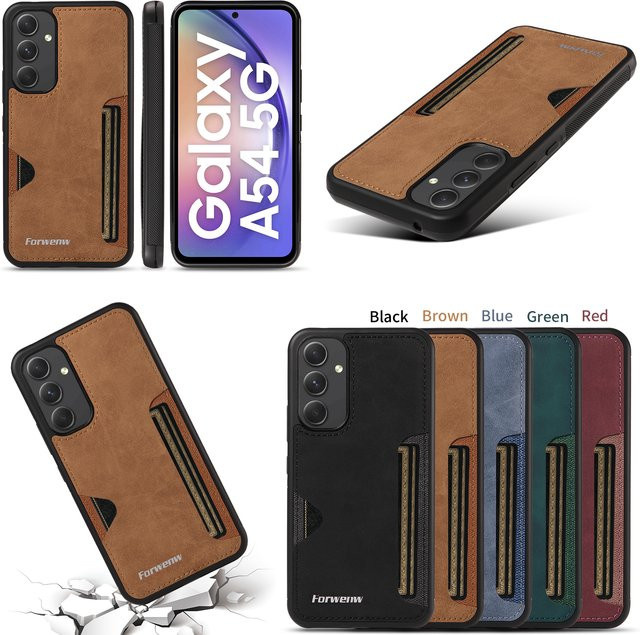 Retro Leder Handyhülle für Samsung Galaxy A55 A56 A36 A16 A35 A25 A15 A73 A72 A71 A54 A51 A17 A36 Luxus Kartenetui Cover - Bild 1