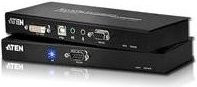 ATEN CE600 DVI KVM Extender mit Audio und USB 2.0 für Full HD über Cat 5e/6 bis 60 m in Schwarz - Bild 1