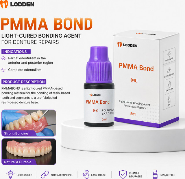 LODDEN Dental PMMA-Bond Lichthärtendes Bonding-Material, 5 ml - Bild 1