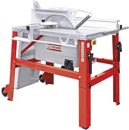 Holzmann Tischkreissäge TKS500S, rot, 4200 W, B/H/T: 82,5 x 61 x 128,5 cm - Bild 1