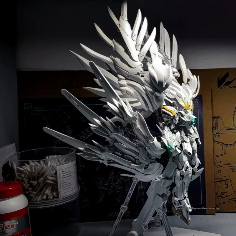 Bandai Gundam Mg Wing Mecha Bausatz, 1:100, Weiß, Kunststoff - Bild 2