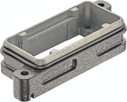 HARTING Anbaugehäuse 09 40 010 0392 09400100392 aus Aluminium in Grau - Bild 1