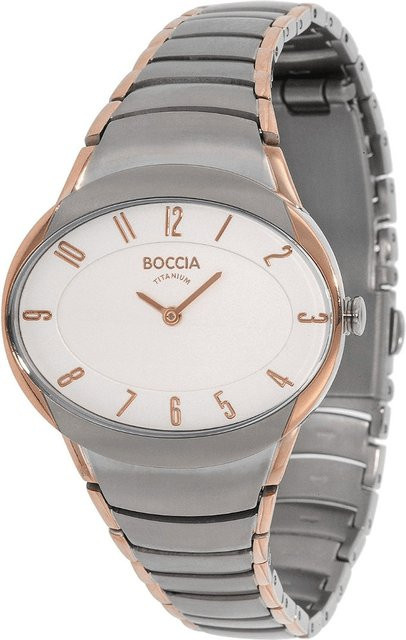 Boccia Damenuhr, Titanium, Quarz, 36 mm, Weiß, 5 ATM - Bild 1
