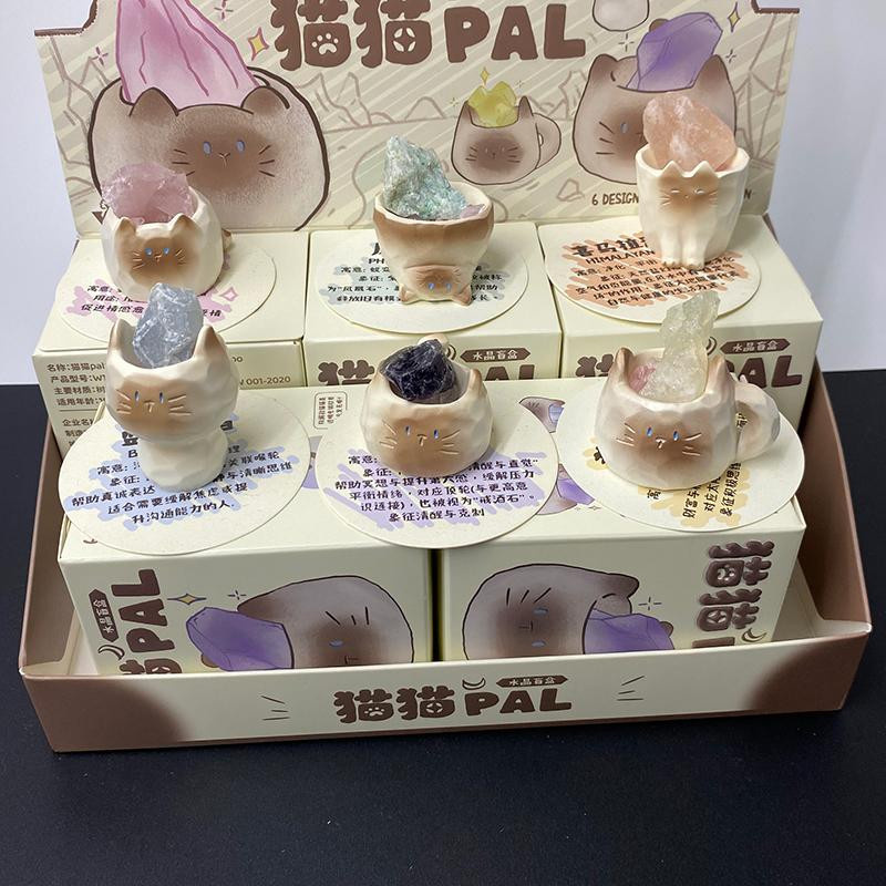 Yiran toy Katze Kristallstein Blindbox Spielzeug - Bild 5