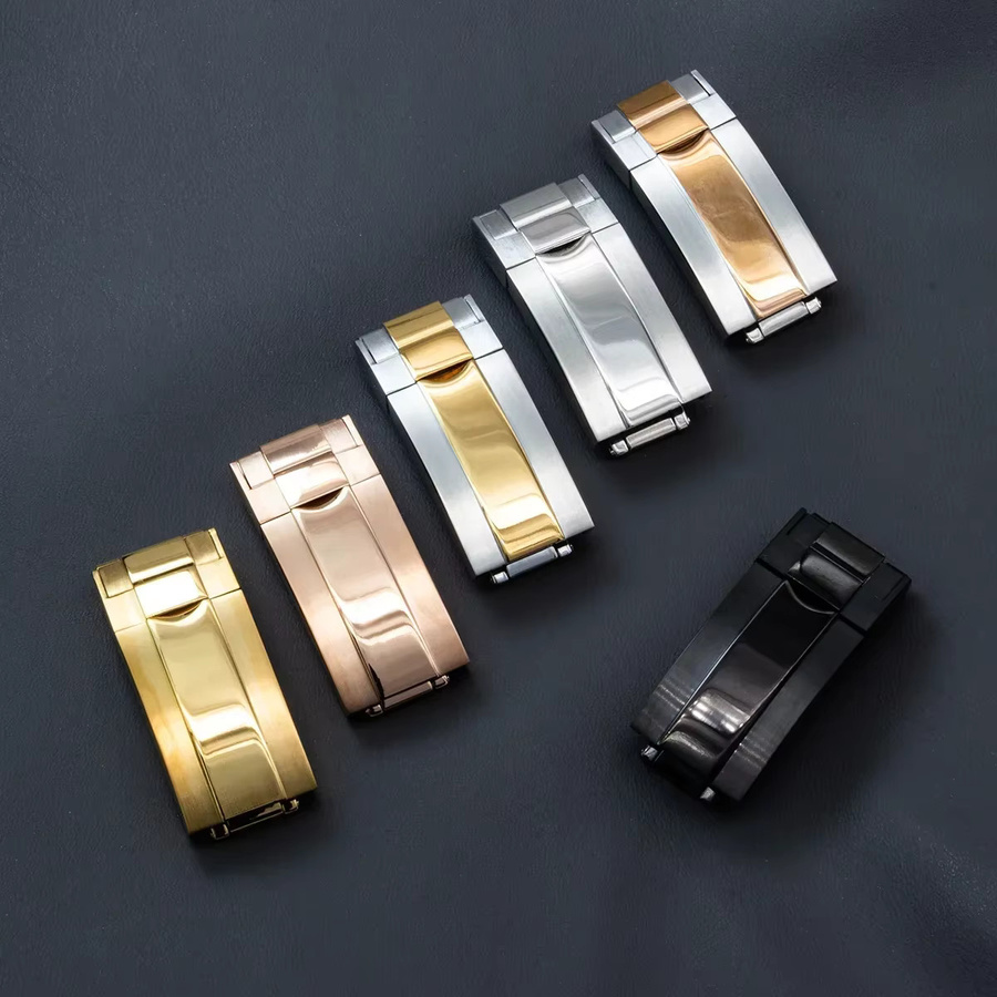 CHIICSMART Uhrenarmband-Schnalle Edelstahl, Silber, Glidelock-Verschluss - Bild 2