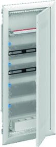 Striebel&John Mediaverteiler 5-reihig mit Patchpanel und Tür WiFi UK660MW in Weiß - Bild 1