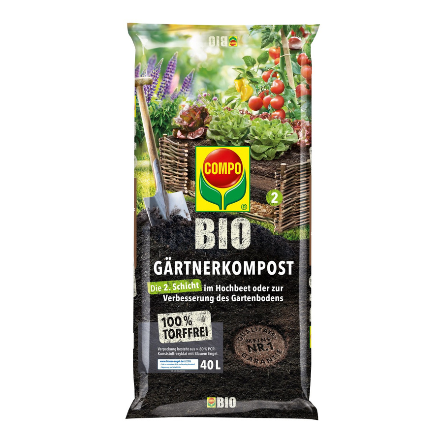 Compo Bio Gärtnerkompost Grünkompost 1.560 kg - Bild 2
