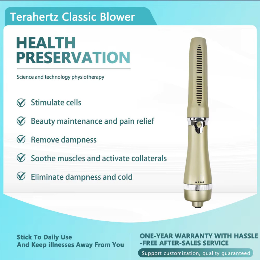 Iteracare 11.0 Plus Blaulicht-Wellenstab Terahertz Massagegerät, Gold, Unisex - Bild 3