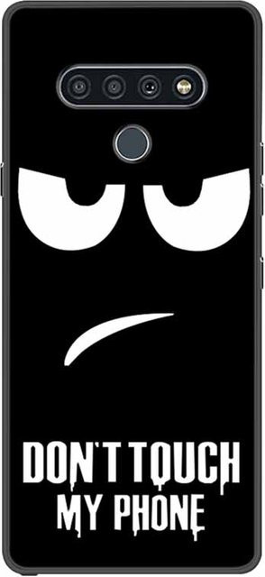 Silikon Handyhülle mit Cartoon-Design für LG K41s, K51s, Q70 und Q60 in Schwarz - Bild 1