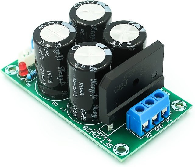 PW28 Dual Power Filter Verstärker mit 25A Gleichrichter und Flachbrücke für DIY Stromversorgungen in Multicolour - Bild 1