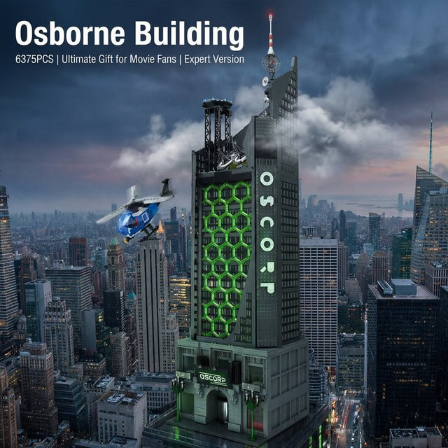 Barweer Oscorps Haus Bausteine, Marvel, mit Licht, 6375 Teile, ab 14 Jahren - Bild 1