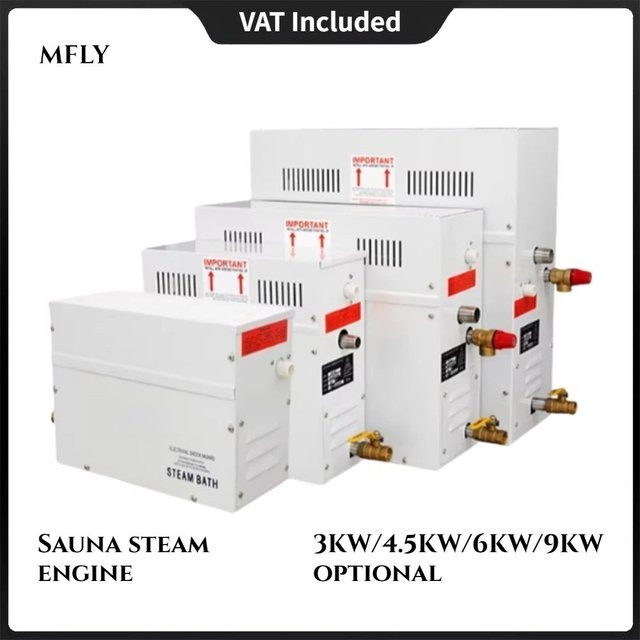 XMSJ Dampfgenerator für Sauna, Bad und SPA mit Digitalsteuerung in Weiß - Bild 1