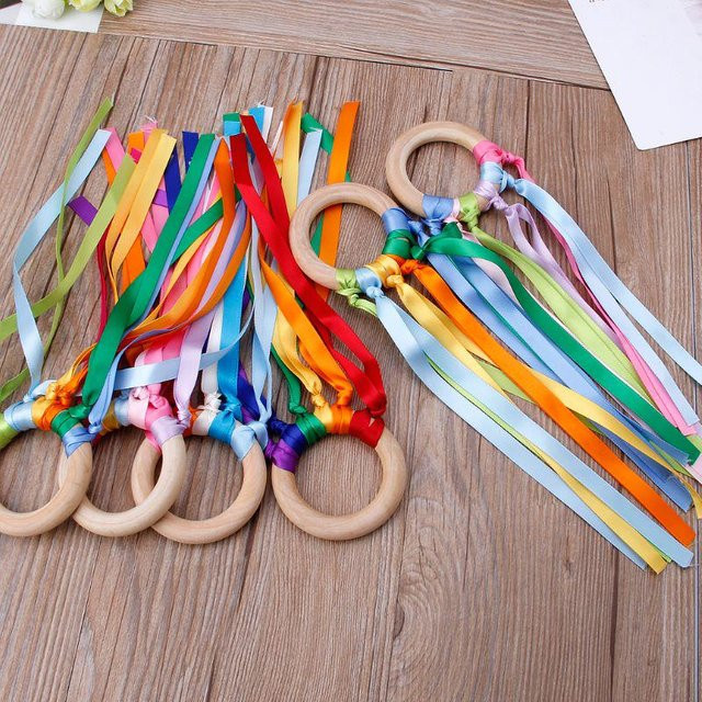 Fashnics Baby-Bandring, Sensorisches Spielzeug, Blau, Bunt, 50cm, ab 14 Jahre - Bild 1
