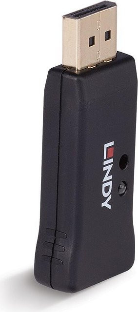 Lindy 32118 DisplayPort EDID-Emulator 8K 7680x4320 Schwarz - Bild 1