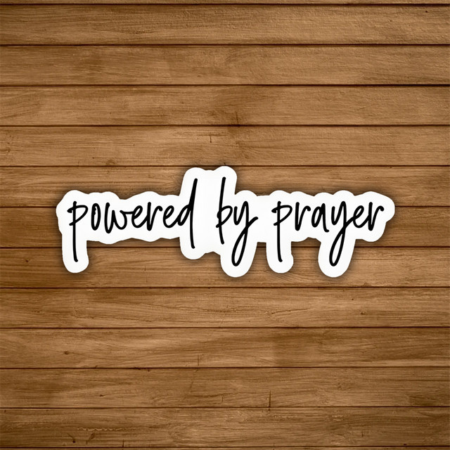 10-teiliges Set christliche Aufkleber mit inspirierenden Gebeten und Glaubensmotiven für Laptop und Wasserflaschen - Bild 1