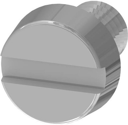 Siemens 3SU1910-0KK80-0AA0 Schraube aus Stahl in Silber, 50 Stück - Bild 1